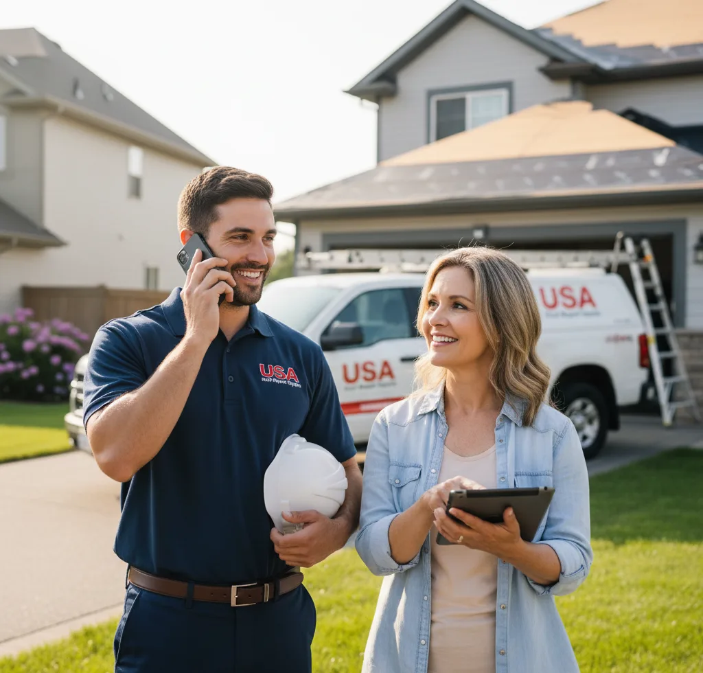 USA Roof Repair Experts customer support in East Greenville